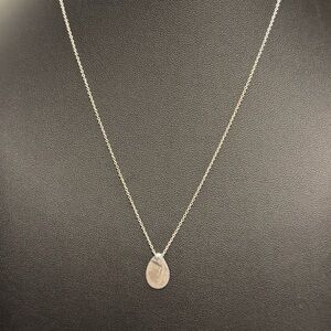 Tiffany & Co. Mini Madonna Pendant Necklace Sterling Silver 16”